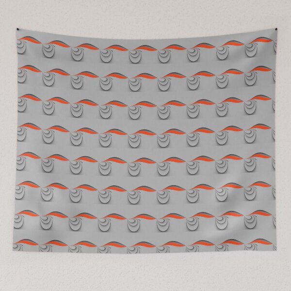 Item preview, Grey and orange designed and sold by ikshvaku.