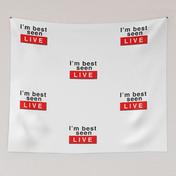 Item preview, I'm best seen live designed and sold by bluegumtv.