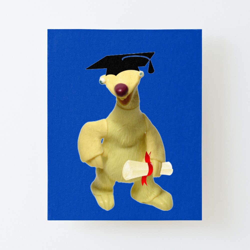 graduation sloth plush
