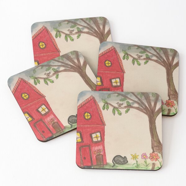 Item preview, Lil red house designed and sold by Tonyasartprints.