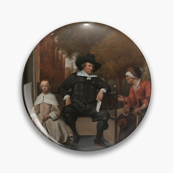 Item preview, Adolf and Catharina Croeser, Known as ‘The Burgomaster of Delft and his Daughter’, Jan Havicksz. Steen, 1655 designed and sold by aclmohle.