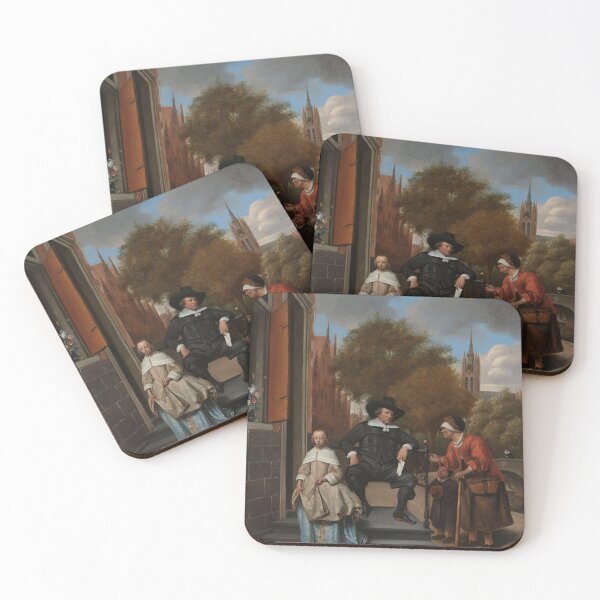 Item preview, Adolf and Catharina Croeser, Known as ‘The Burgomaster of Delft and his Daughter’, Jan Havicksz. Steen, 1655 designed and sold by aclmohle.