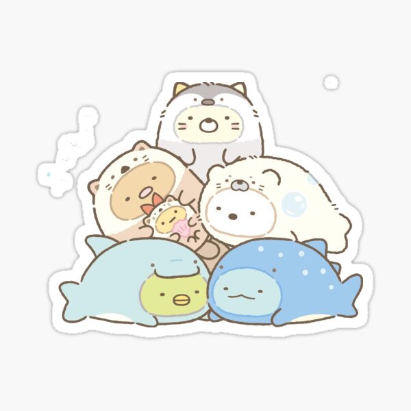 sumikko gurashi stack  Sticker for Sale by sherita