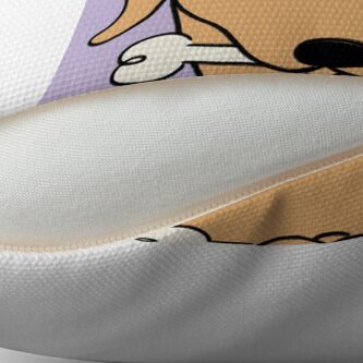 Alternate view of Devo Tippet The Whippet Throw Pillow