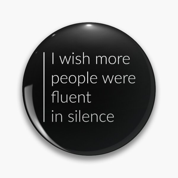 Item preview, Fluent in silence designed and sold by PlanetPrinted.