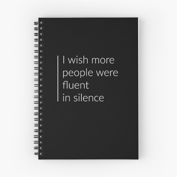 Item preview, Fluent in silence designed and sold by PlanetPrinted.