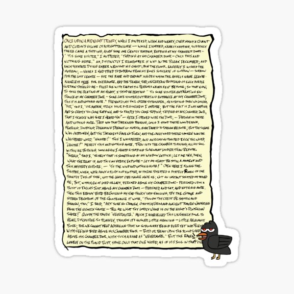 The Raven Sticker