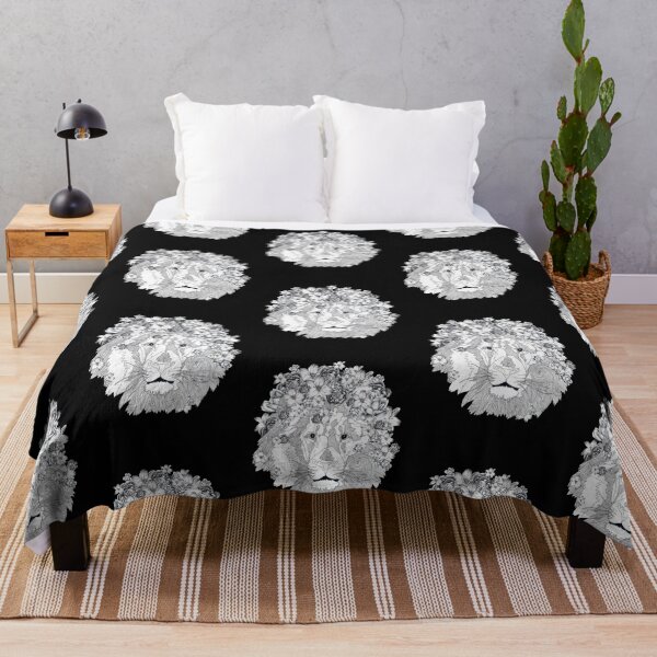 Item preview, Black White Lion designed and sold by Flower Magic .