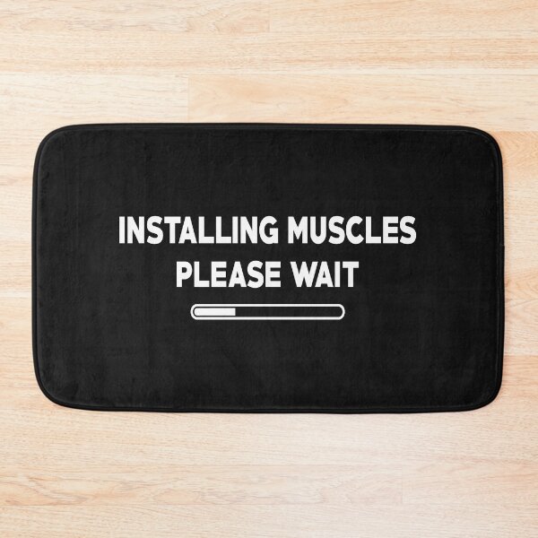 Item preview, Installing muscles... Please Wait Slim Fit T-Shirt designed and sold by sfyn-na.