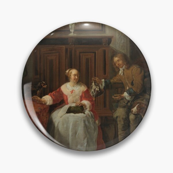Item preview, The Hunter’s Present, Gabriël Metsu, c. 1658 - c. 1661 designed and sold by aclmohle.