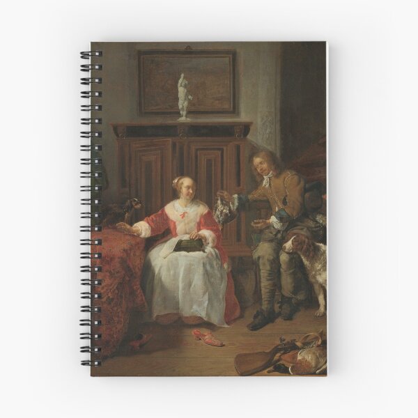 Item preview, The Hunter’s Present, Gabriël Metsu, c. 1658 - c. 1661 designed and sold by aclmohle.