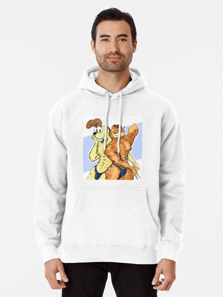 garfield and odie Pullover Hoodie for Sale by l nguyen Redbubble