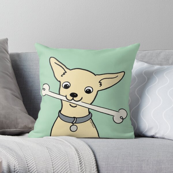 Chip Wawa The Chihuahua Throw Pillow