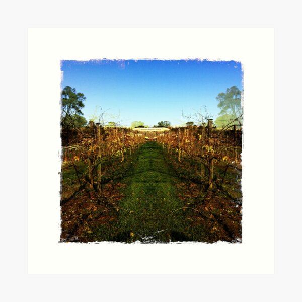 Item preview, View through the grapevines designed and sold by Jenny Clift.