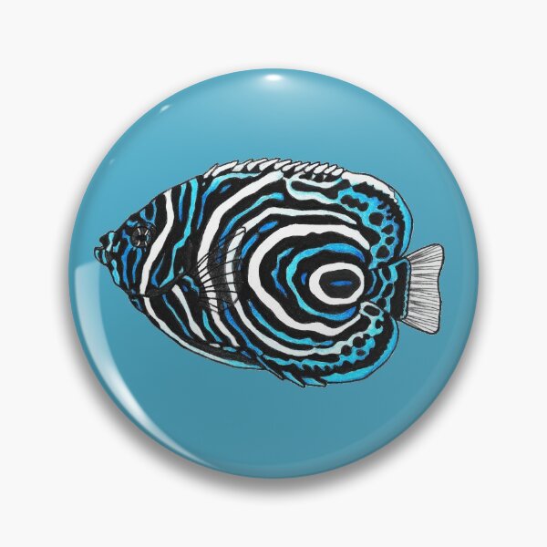 Item preview, Juvenile Emperor Angelfish designed and sold by TinkerandBone.