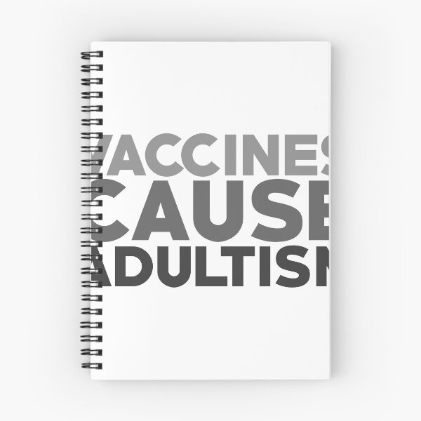 Item preview, Vaccines Cause Adultism Slim Fit T-Shirt designed and sold by sfyn-na.