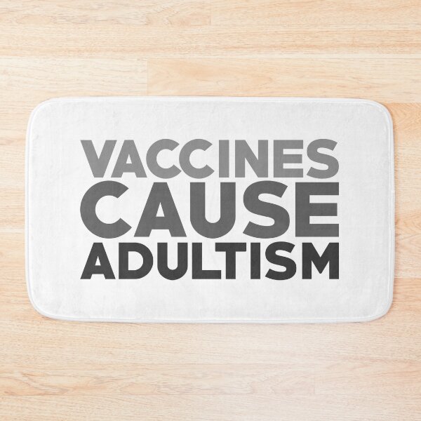Item preview, Vaccines Cause Adultism Slim Fit T-Shirt designed and sold by sfyn-na.