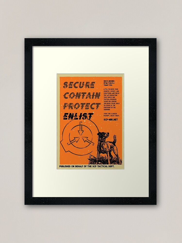 Vintage SCP Containment Team Recruitment  Poster for Sale by  vandalmakesstuf