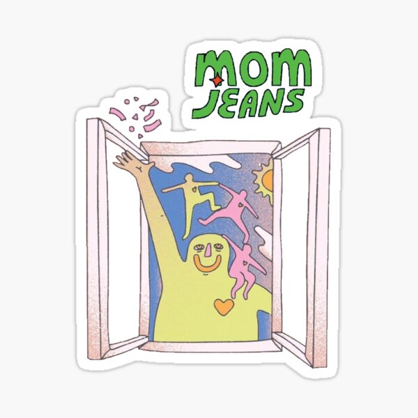 SNL Mom Jeans Sticker for Sale by laurelstreed