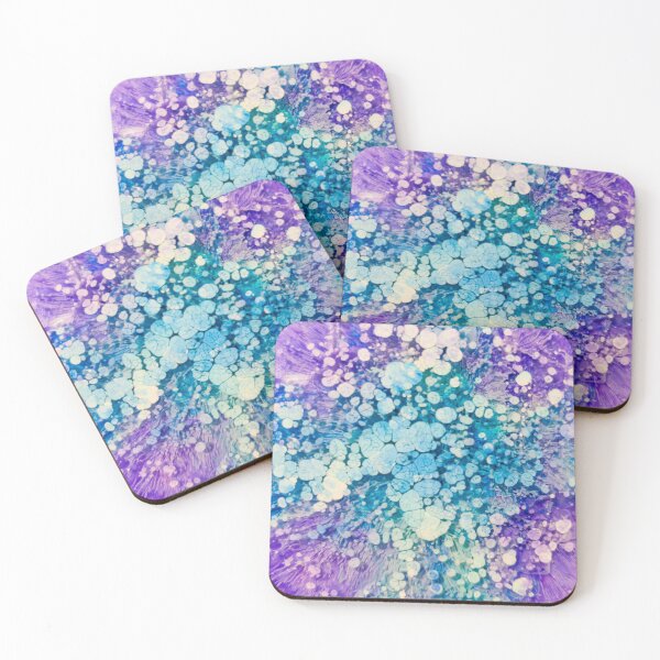 Item preview, Turquoise and Amethyst Resin  designed and sold by Art-By-Jenna.