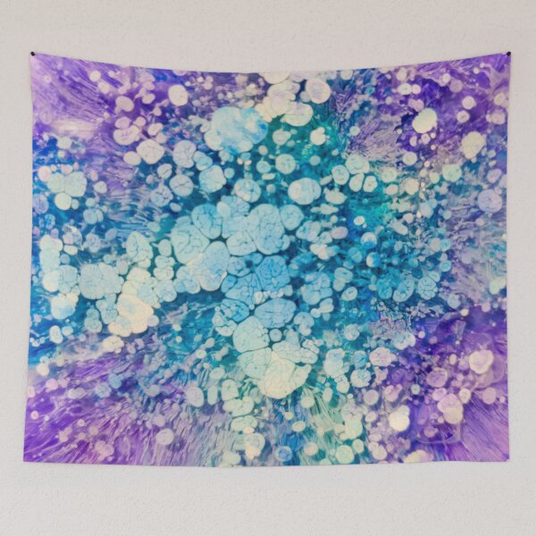 Item preview, Turquoise and Amethyst Resin  designed and sold by Art-By-Jenna.