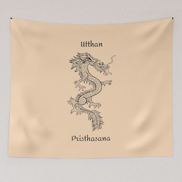 Item preview, Dragon Pose-yoga meditation design designed and sold by goodguy53.