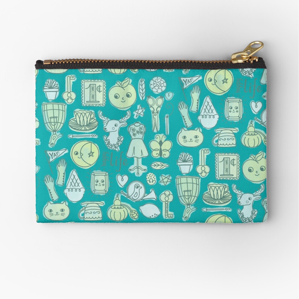 Yay! Happy Life Zipper Pouch