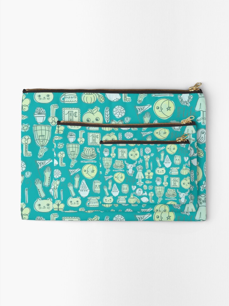 Alternate view of Yay! Happy Life Zipper Pouch