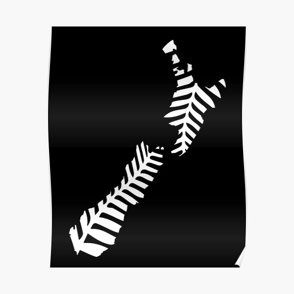 Silver Fern Wall Art | Redbubble