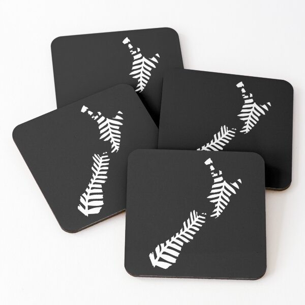 Item preview, New Zealand Silver Fern Map designed and sold by ThisTravelLife.