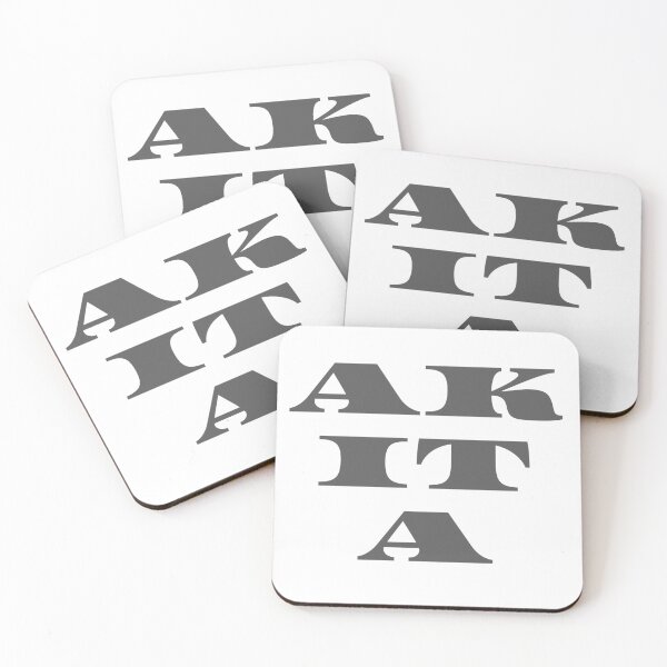 Item preview, Akita Text Design designed and sold by KarenWoodArt.
