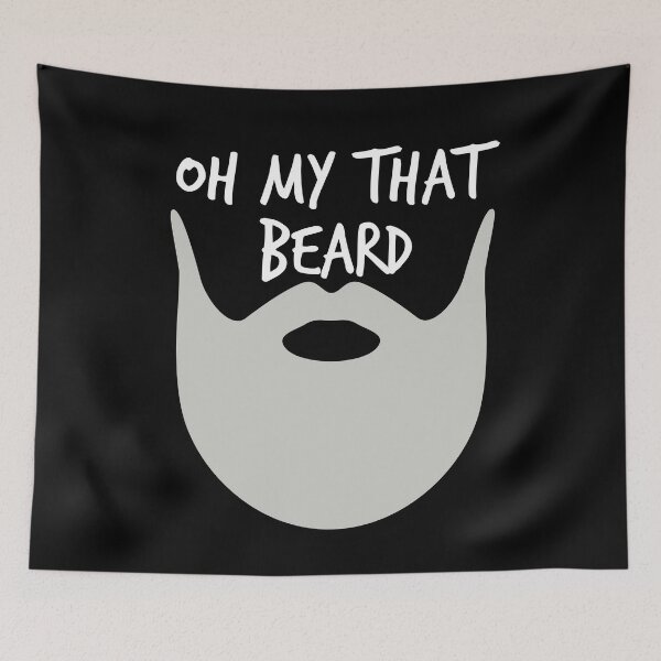 Item preview, Oh My That Beard T-Shirt, Awesome Beard T-Shirt, At His Beard Funny, OMG Look at his beard shirt, designed and sold by Noussairox.