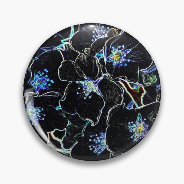 Item preview, BLUE FLOWERS AT MIDNIGHT designed and sold by Teresa Chipperfield.