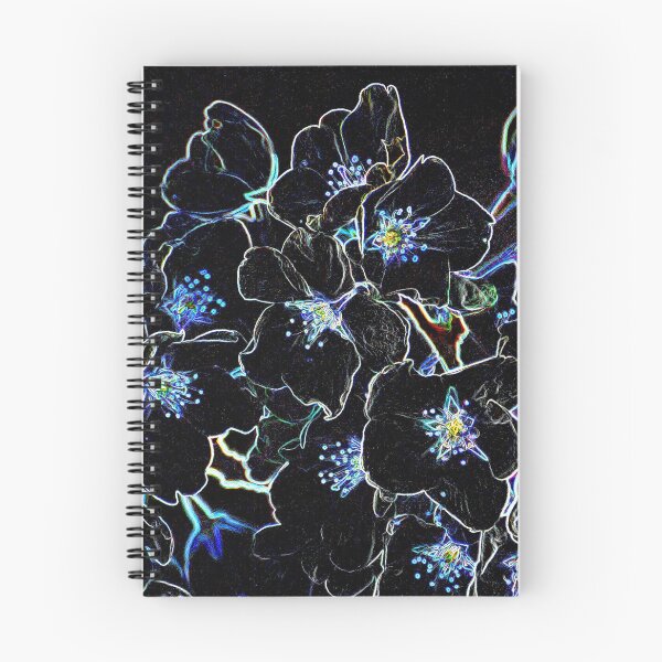 Item preview, BLUE FLOWERS AT MIDNIGHT designed and sold by Teresa Chipperfield.
