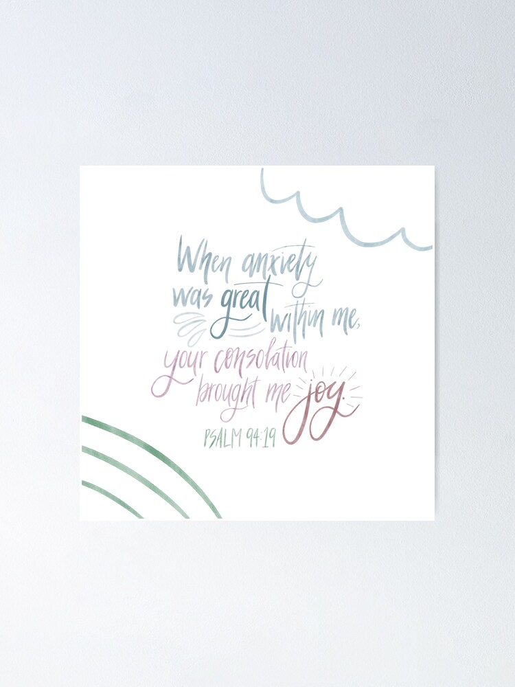 Your Consolation Brought Me Joy {Poster} Your Consolation Brought Me Joy {Poster}