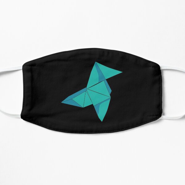 Money heist Blue Origami Flat Mask