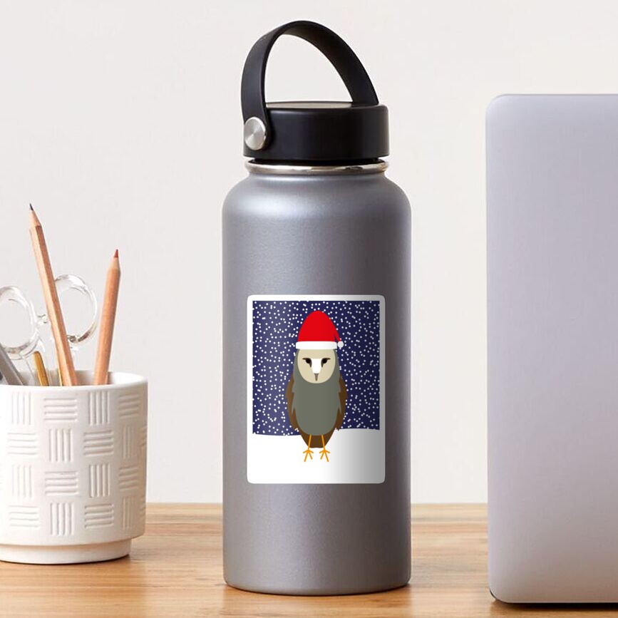NDVH Christmas Owl Sticker
