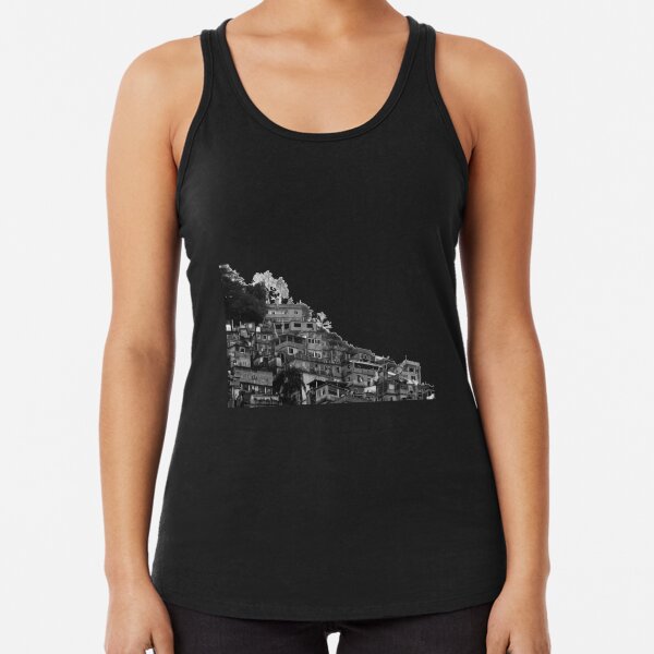FAVELA GREY, Rio de Janeiro Racerback Tank Top