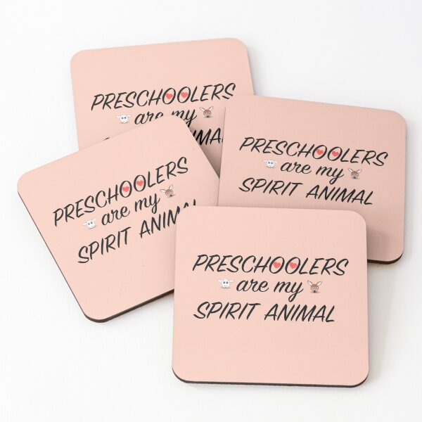 Item preview, PreSchoolers are my spirit animal designed and sold by Birdtheman12345.