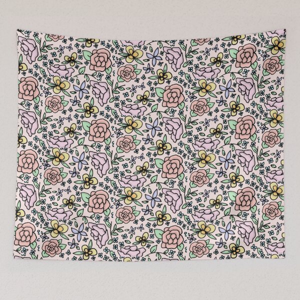Item preview, Floral print designed and sold by lafayettiart.