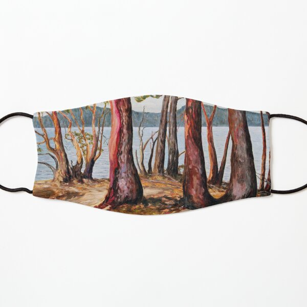 Morning With Arbutus Trees Kids Mask