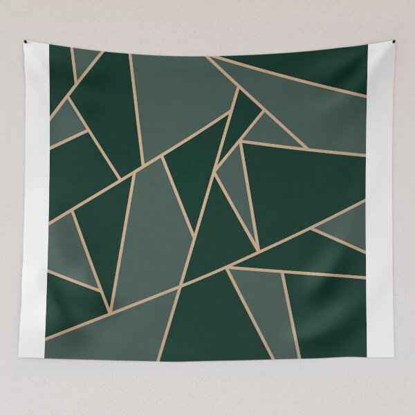 Item preview, Midnight Green Art Deco Pattern designed and sold by BAYSTALT.