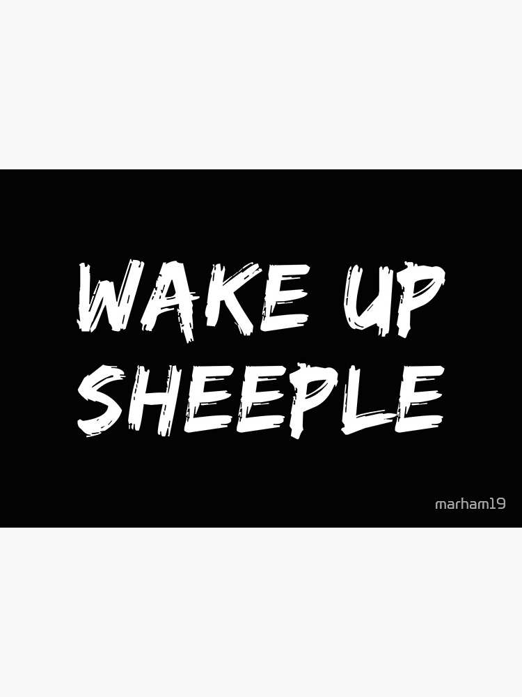 Wake Up Sheeple Funny Covid-19 Sheep Covid19 Coronavirus by marham19