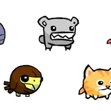 Castle Crashers Animal Sticker Pack 2 Magnet for Sale by