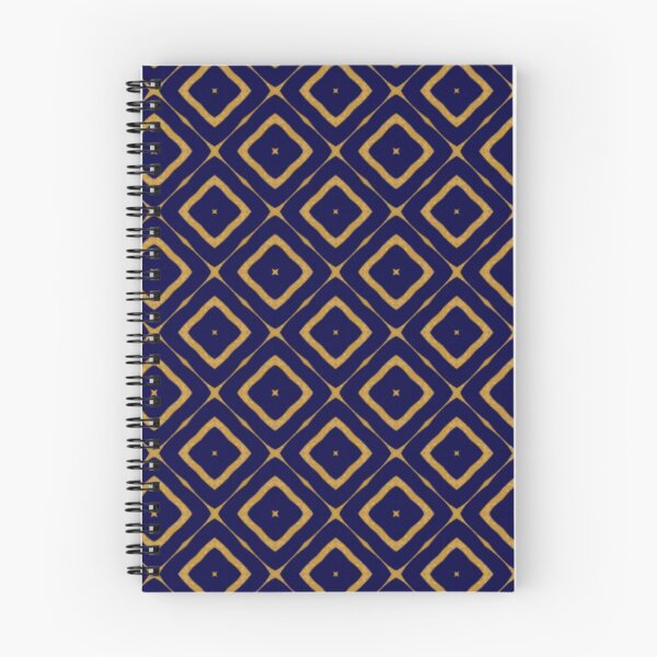 Item preview, Blue and Gold Diamond Pattern designed and sold by Poetic Patterns Studio.