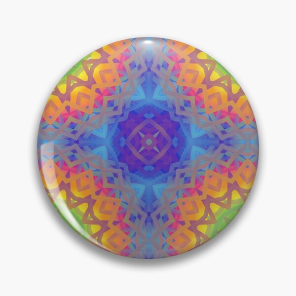 Item preview, Neon Rainbow Kaleidoscope Pattern  designed and sold by Art-By-Jenna.