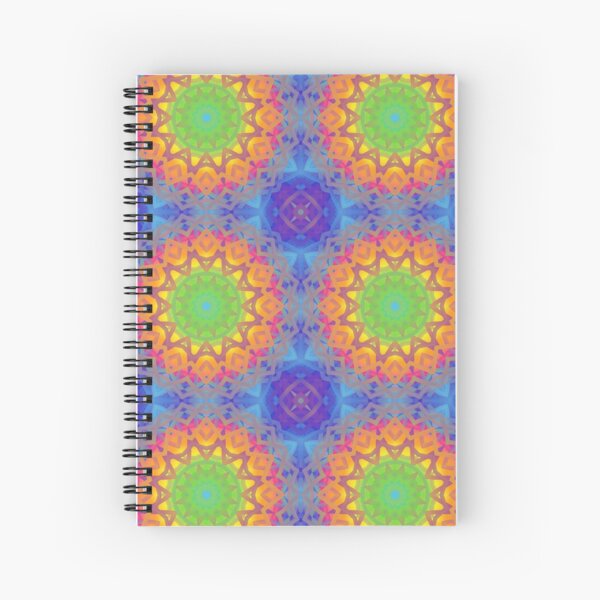 Item preview, Neon Rainbow Kaleidoscope Pattern designed and sold by Art-By-Jenna.