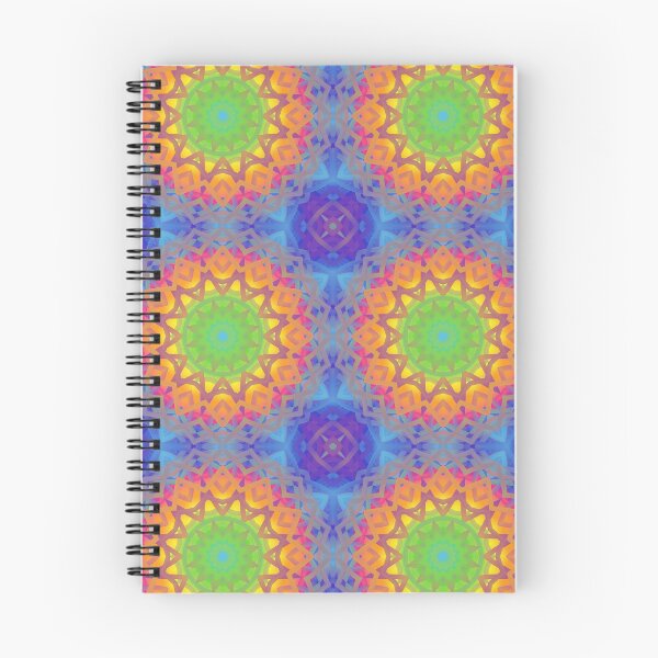Item preview, Neon Rainbow Kaleidoscope Pattern  designed and sold by Art-By-Jenna.