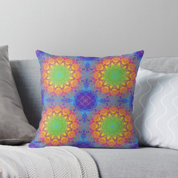 Item preview, Neon Rainbow Kaleidoscope Pattern  designed and sold by Art-By-Jenna.