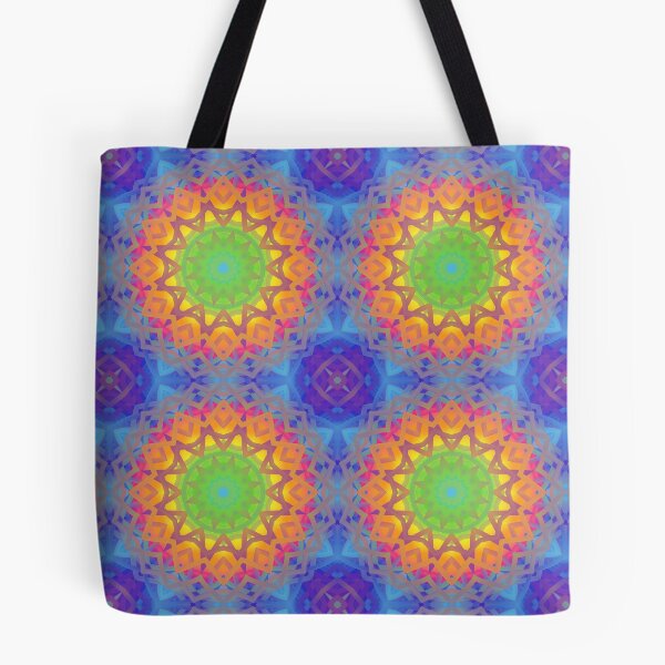 Item preview, Neon Rainbow Kaleidoscope Pattern  designed and sold by Art-By-Jenna.